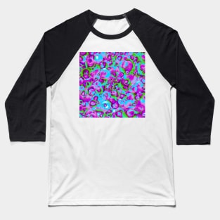 Kaleidoscope of Colorful Bubbles Baseball T-Shirt